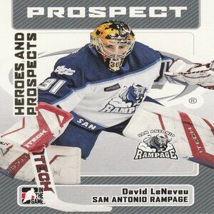 David LeNeveu - 2006 ITG Heroes & Prospects Hockey Card